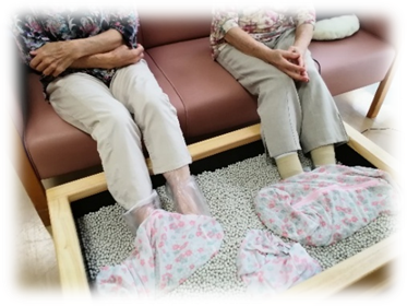 足湯、ホットパック（温熱療法）