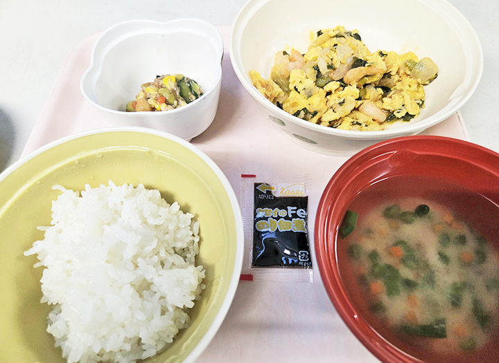 鉄分付加とした貧血食